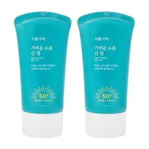 [셀러허브]식물나라 가벼운 수분 선 젤 선크림 60ml 2개 (S46717232)