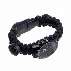 [콩심팥심]다기능 생존 시계 아웃도어 손목 시계 휴대용 스포츠 나침반