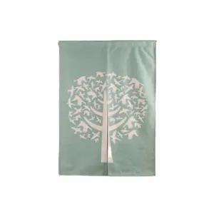 가림막 공간분리 커튼 하늘가지 (민트)