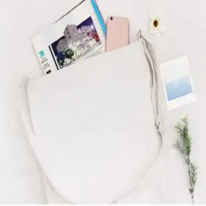 캔버스가방 파스텔크로스