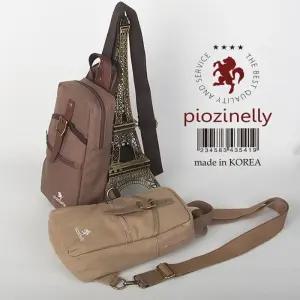 웨이스트백 pio105 슬링백 캔버스 피오지넬리