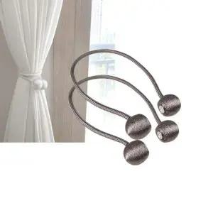 마그네틱 커튼타이 2P 자석 커튼 고정 끈 커튼끈 부자재 끈 커튼