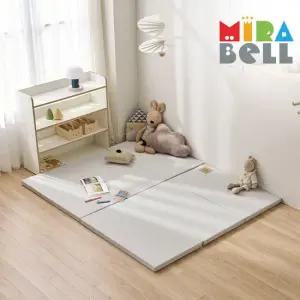 실리케어 아기유아 층간소음 놀이방 3단 항균형 폴더매트 85x138 그레이