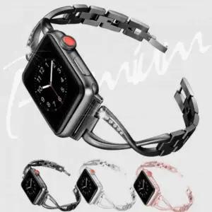 TBZ PP 워치큘리큐빅스트랩 슬림 체인 38 40MM