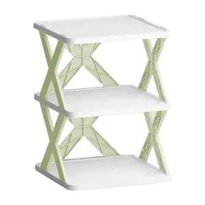 그린 3단 신발 정리 신발랙 선반 정리대 원룸 운동화 (KYR-WC9CD54)