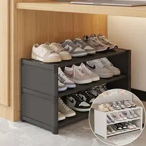 현관 언더 3단 신발장 선반 수납 신발 정리대 정리함 (KYR-WE5A351)