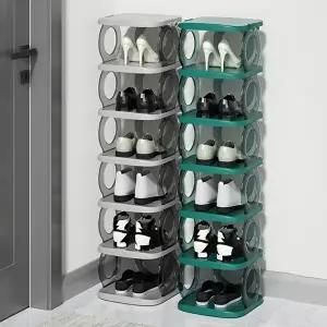 반투명7단 현관 수납 선반 신발장 신발 정리함 정리대 (KYR-WD3FE23)