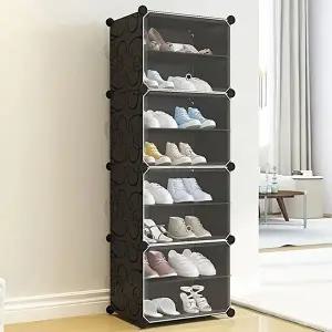 학원 어린이집 사무실 슈즈 정리 수납 신발장 8단 (KYR-W4CDECF)