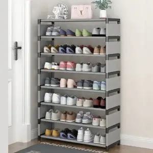 8단와이드 현관 수납 신발장 선반 신발 정리대 정리함 (KYR-WE1DCB6)