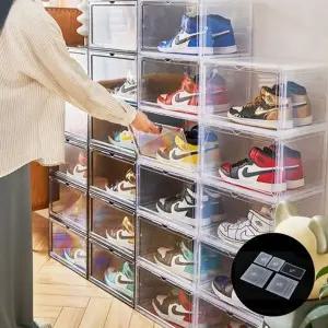 프리미엄 슈케이스 투명 신발정리함 다용도 보관함 (KYR-WD9298B)