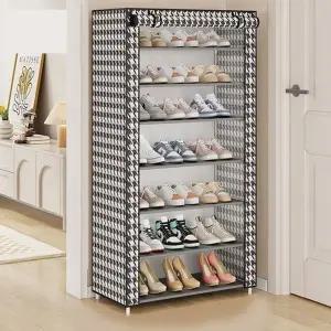 커버형7단 현관 수납 신발장 선반 신발 정리대 정리함 (KYR-WCE52A0)