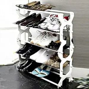화이트 오픈신발장 15족 슈즈렉 신발정리대 신발장 (KYR-W244080)