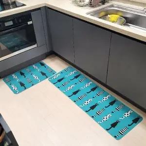 설렘하우스 캣츠 규조토 빨아쓰는 주방발매트 40x120 (KYR-WB84521)