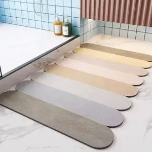 미끄럼방지 주방매트 규조토 화장실 욕실 발매트 소형 (KYR-WE2295B)