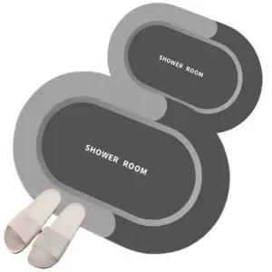 욕실 규조토 빨기편한 주방 실내 발매트1개 (KYR-WB8035E)