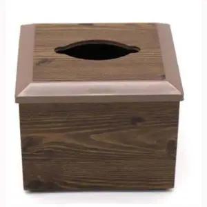 뚜껑이 들뜨지 않는 우드 냅킨함-WD18DFB