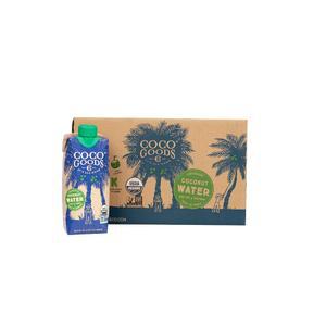 코코굿즈코 100% 코코넛 워터, 단일 원산지, 1가지 성분, 무첨가 설탕, 비GMO, 농축액에서 추출하지 않음, 전해질 16.9 fl. oz (12팩)
