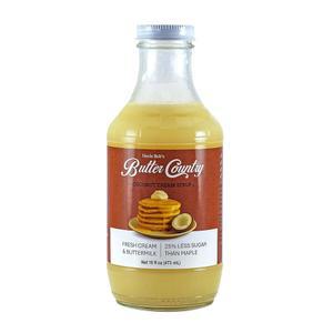 팬케이크와 와플을 위한 밥 아저씨의 버터 컨트리 리치 & 크리미 코코넛 시럽, 설탕 함량 감소, 옥수수 시럽 없음, 텐 프리, 인공 향료 없이 제작, 16온스
