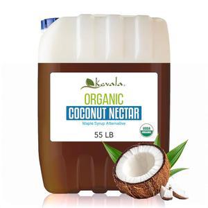 케발라 코코넛 넥타 - 설탕이 첨가되지 않은 천연 감미료, 가정 및 레스토랑에서 베이킹 및 요리, 열대 지방이 함유된 섬세한 캐러멜 향, 식품 서비스용 벌크 사이즈, 55파운드