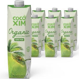 코코넛 워터 으로 마실 준비 완료 - 33.8온스(6팩)| 무첨가 설탕| 전해질과 영양소가 함유된 100% 천연 및 신선함