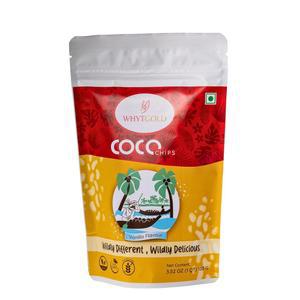 WHYTGOLD 탈수 코코넛 칩 u2013 바삭하고 가볍게 구운 후 자연스럽게 달콤한 u2013 설탕, & 케토 스낵 u2013은 스무디 볼, 그래놀라 및 간식으로 완벽합니다.