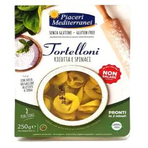 피아세리 지중해 토르텔로니 리코타와 시금치 텐 프리 250g(8.82온스) 2인분 2분 안에 준비 완료