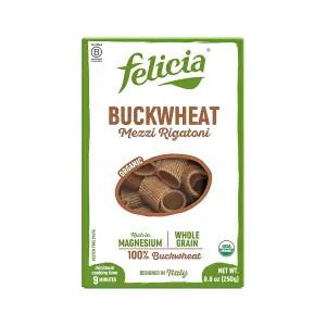펠리시아 텐 프리 파스타 메밀 메찌 리가토니 100 통곡물 메밀로 만든 면 자연적으로 마그네슘 함량이 높은