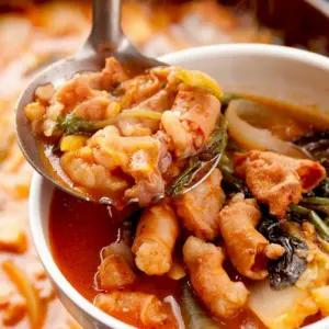 든든한한끼 소곱창찌개 구수한 무청시래기소곱창전골 밀키트1KG 얼큰한 안주