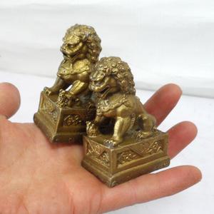 액막이 미니 해태 한쌍(소형)/해태동상/황동해태/풍수인테리어/풍수인테리어소품/해태조각/해태상