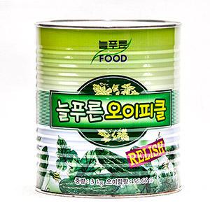 늘푸른 오이피클 렐리쉬 3kg 피클