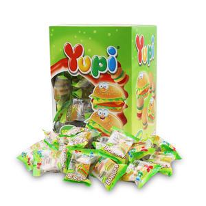 유피 사우어 미니버거 504g (7gx72개) (1통) 햄버거 젤리