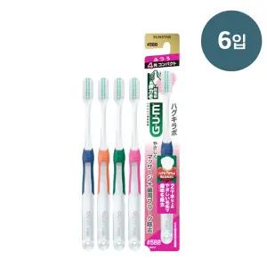GUM 검 칫솔 임플란트 관리전용 임플란트케어 잇몸관리 수술전용 부드러운칫솔 peri-implant (588) 6개12개