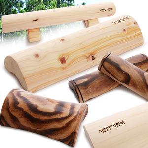 국내산 편백나무 경침-목침/발지압/목베개/발마사지