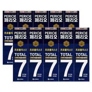 엘지 페리오 토탈 7 치약 오리지널 140g X 10개