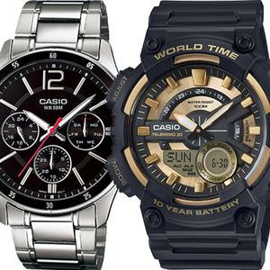 카시오 전자손목시계 남자여자패션메탈 군인방수