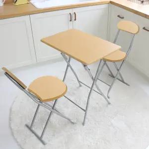 접이식 식탁 의자 세트 밥상 티테이블 탁자 간이 보조 카페 사이드 테이블 2인용