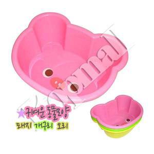 애니몰바스 대야 꼬마대야 귀여운 동물모양 목욕용품
