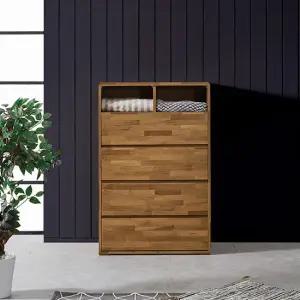 라보떼 멀바우 800 5단 서랍장 MB04