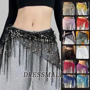 [드레스몰] 삼각스팽글 힙스카프 밸리 댄스복 벨리 라인 줌바