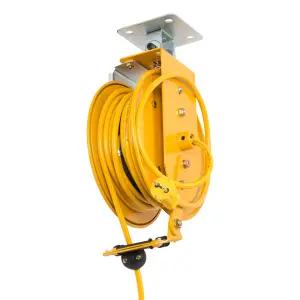 천장 벽면 고정용 오토릴 코드선 자동감김 콘센트 2.5SQ 길이 10m 골프카트 충전용 릴선 코드선