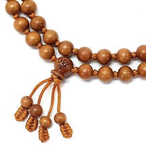 대추나무 108 매듭 염주[10mm]/불교용품 아리랑의봄