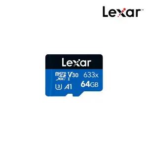 [렉사]공식판매원 microSD카드 633배속 UHS-Ⅰ급 64GB