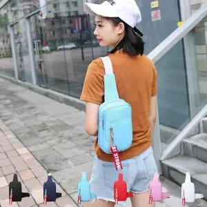 학생 미니 웨이스트백 크로스백 옆으로 매는 가방