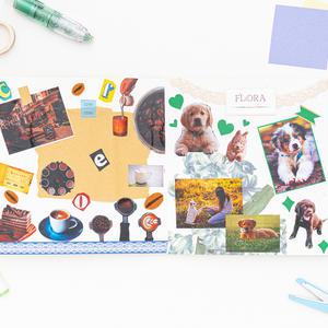 [민화샵] 스크랩북 티켓북 포토북만들기 미니앨범 무지책