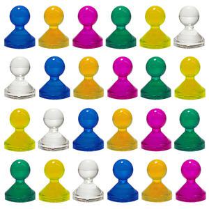 큐티자석홀더 소 11mm 투명 장구자석 메모홀더 문구용 / 학교 칠판용 / 체스형 / 초강력네오디움