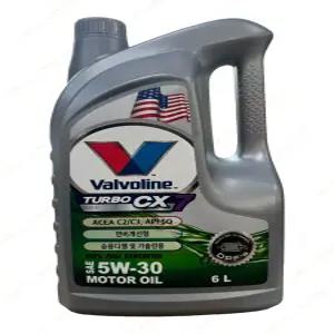 발보린 터보 CX7 5W30, ACEA C2/C3, API SQ, 가솔린/디젤 차량용 (6L)