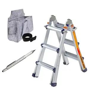 국산 LS사다리 3단 길이조절 알루미늄 접이식 사다리