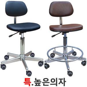 차밍.링(팔무)-바퀴 /철제링다리 등받이의자 제도용 사무용 연구실 카운터 회전의자