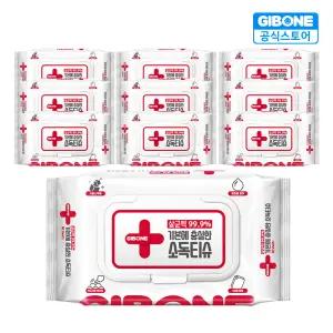 충실한 소독티슈 캡형 60매 X 10팩