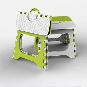 Pyunri 투톤 접이식 의자 휴대용 소형/대형 틈새보관의자